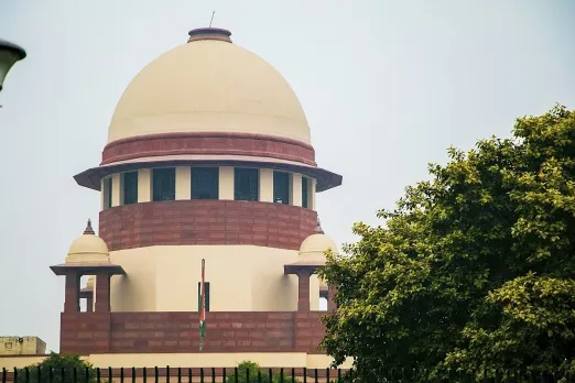 Central Wing of the Supreme Court of India where the Chief Justice's courtroom is situated.