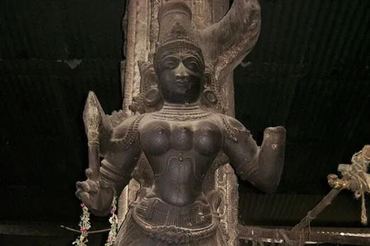 Three breast meenakshi goddess