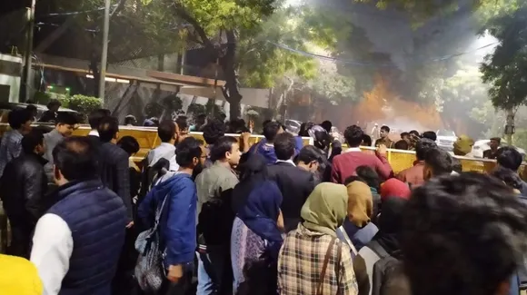 Delhi Violence: Students protest outside Kejriwal’s residence as violence continues