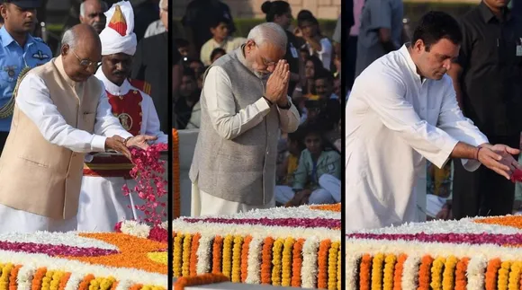 PM Modi and President Kovind pay tribute to Mahatma Gandhi