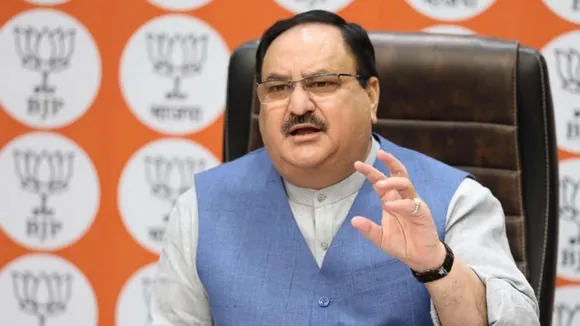 Stone pelting on BJP President JP Nadda's convoy