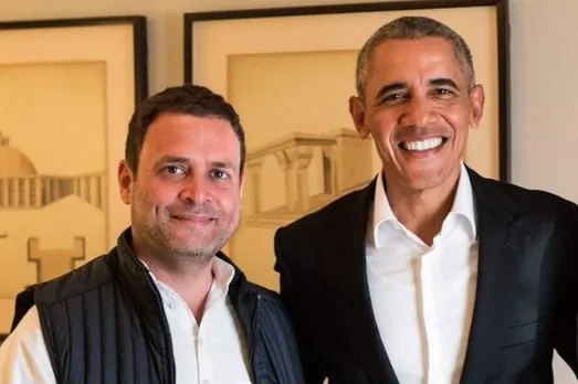 What did Barack Obama write in his book about Rahul Gandhi?