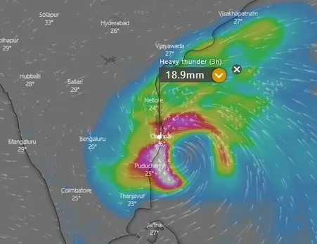 Cyclone Nivar is coming, Southern states expected to receive heavy rain