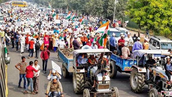 Aam Aadmi Party supported Bharat Bandh  call of farmers in Delhi