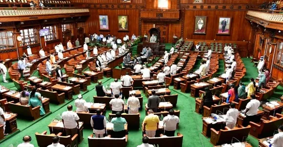 Violence Over Anti-Cow Slaughter Bill in Karnataka Legislative Assembly