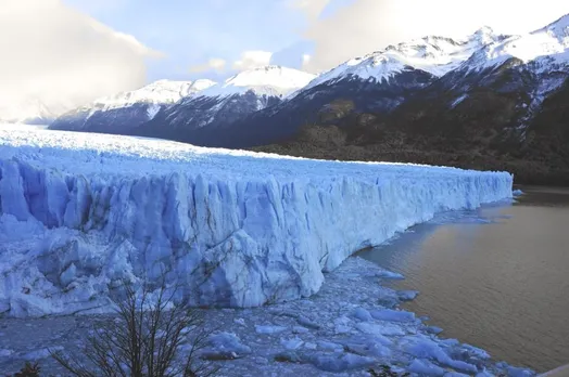 Glacier ice on mountain tops is disappearing around the world