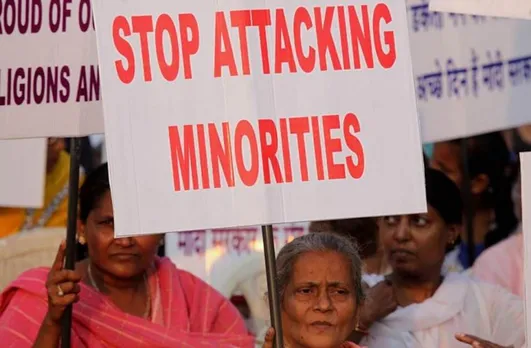 "WAKE UP INDIA" a Protest Rally against the Violence &amp; oppression on Minorities, Churches, Nun and Christians organize by Christian reform united people association along with Other Organizations, Churches and Institutions at Azad Maidan on Friday. Express photo by Prashant Nadkar, Mumbai, 27/03/2015