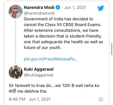 After 12 exam cancelled, student tweets farewell day request to PM Modi
