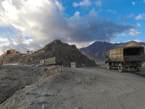 In Demchok Ladakh: China's tent seen on India's territory