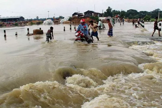 Risk of floods increased due to extremely heavy rainfall in a short period