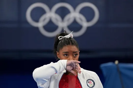 Simone Biles exits Olympic team gymnastics final