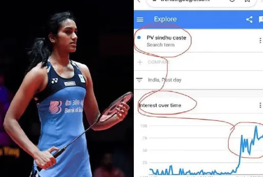 Why Caste of Indian athletes being searched on Google