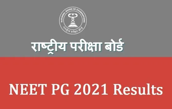 NEET-2021 PG Results declared: Steps to check your result