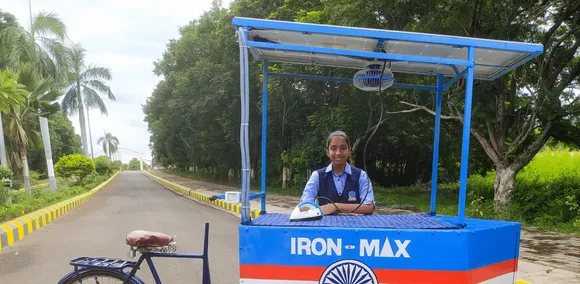 Meet Vinisha Umashankar who designs an iron with solar panels
