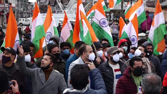 Awami Awaz PArty marks biggest ever Republic Day 2022 in Kashmir