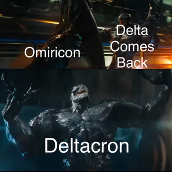 Hillarious Meme fest on Deltacron "Variant joining Forces"
