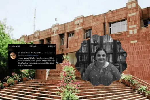 Controversy over old tweet of new VC of JNU