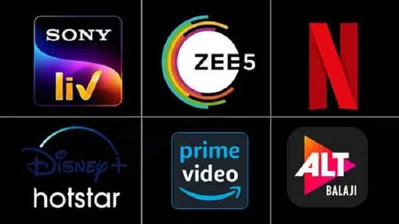 Ten most popular OTT platforms in India according to market share?