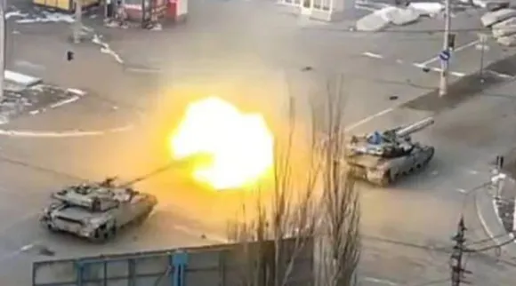 Watch Video: Russian soldier ‘drive tank over commander'