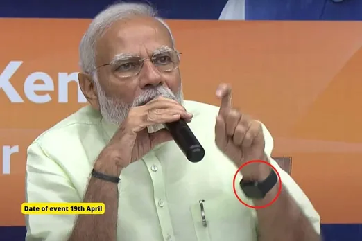 PM Modi now wears an Apple Watch