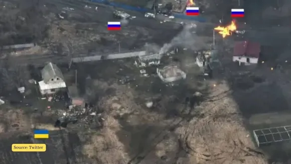 Video: How Ukraine tank destroyed entire Russian convoy in Kyiv?