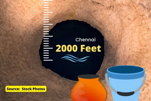 Wake up, Groundwater level fell to  2000 feet in Chennai!