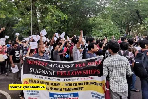 Why are IIT Bombay students protesting in mass numbers?