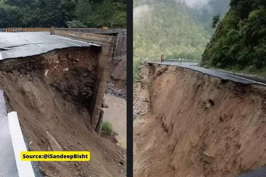 India's most strategic all-weather road in Uttarakhand washed away