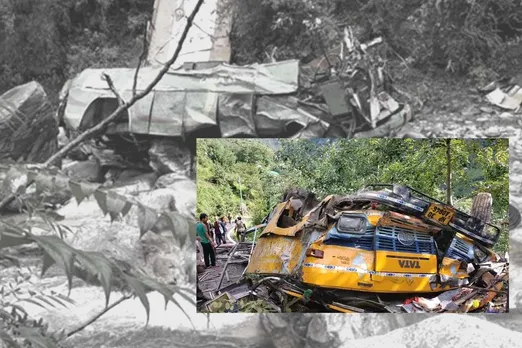 Bus fell in Sainj valley, Over 16 killed including school children