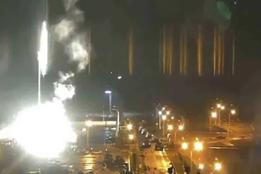 Russian directly hit Zaporizhzhia nuclear power plant in Ukraine