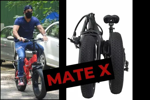 Ranbir Kapoor spotted riding a Mate X e-bike, Know features