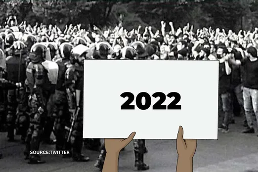 Big protests in the year 2022