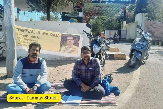 Who is harassing researcher Tanmay Shukla in MANIT Bhopal?
