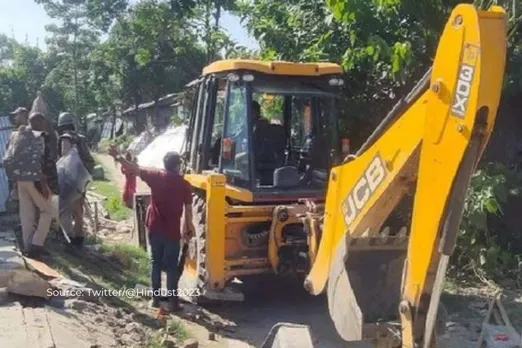 Rohingya’s evicted from Burchapori wildlife sanctuary in Assam