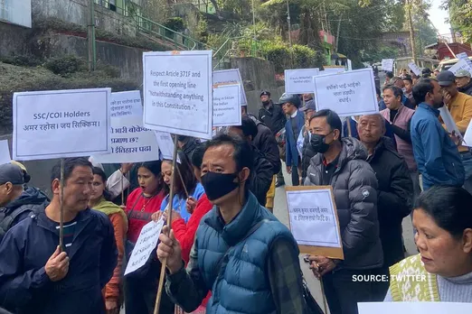 Nepali Community’s protests in Sikkim that led SC to change it’s observation