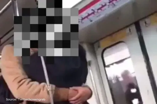 Video of couple kissing in Delhi metro is viral, Who should be punished?