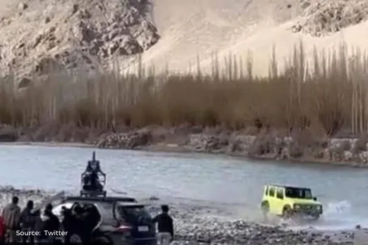 What is the controversy over Maruti corp’s ad shoot in Ladakh?