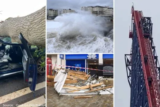 Storm Noa causes travel disruptions and power outages in UK