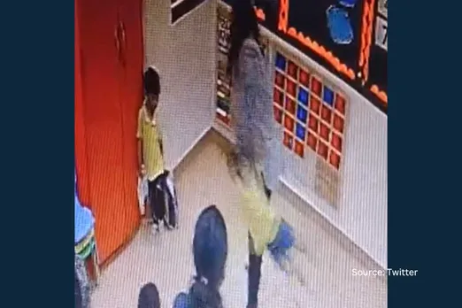 Toddlers assaulted in a Mumbai playschool, CCTV footage is viral