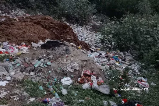 NGT action against illegal dumping of plastic and hospital waste in Gurugram village