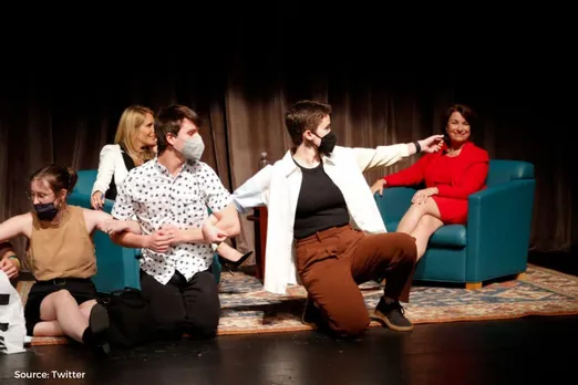 Climate activists disrupt Amy Klobuchar's event, occupy stage