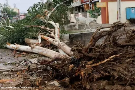 How much destruction Biporjoy cyclone caused after landfall in Gujarat?
