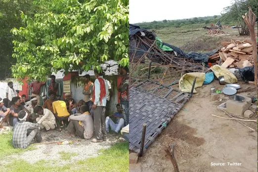 Morena: Tribal homes demolished by Forest department in Madhya Pradesh
