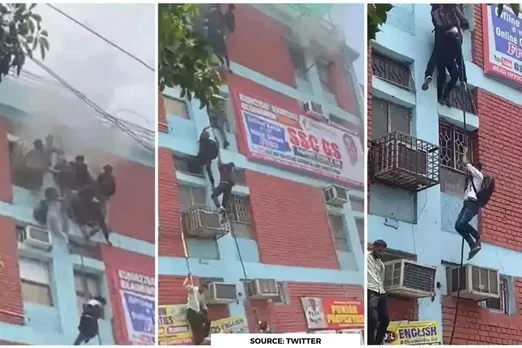 Name of Mukherjee Nagar PG where fire breaks out and several girls trapped