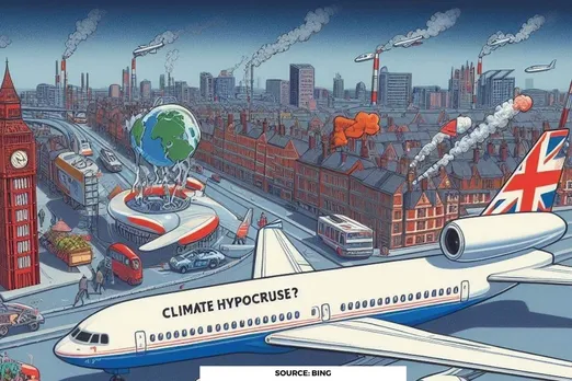 Climate hypocrisy? UK representatives take private jets to COP28
