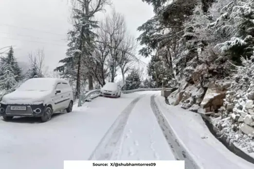 Snow disrupts life in Himachal and J&K, more snow, rainfall expected