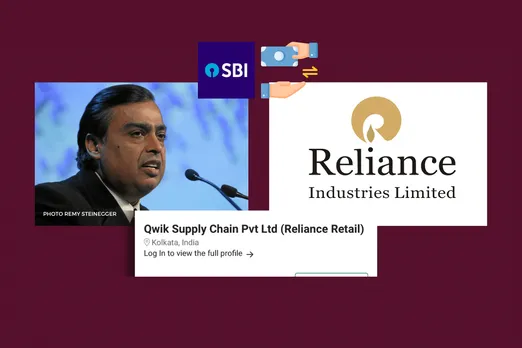 Is Qwik Supply Chain PVT.LTD, 3rd largest electoral bond purchaser, related to Reliance Group