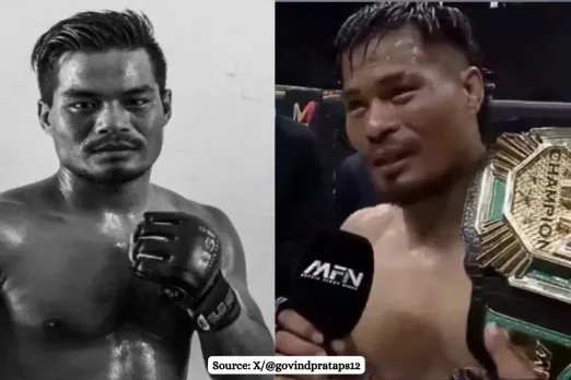 Who is MMA fighter Chungreng Koren crying for peace in Manipur?