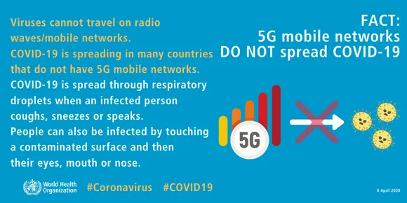 5G mobile networks DO NOT spread COVID-19