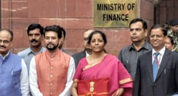Nirmala Sitharaman and Anurag Thakur